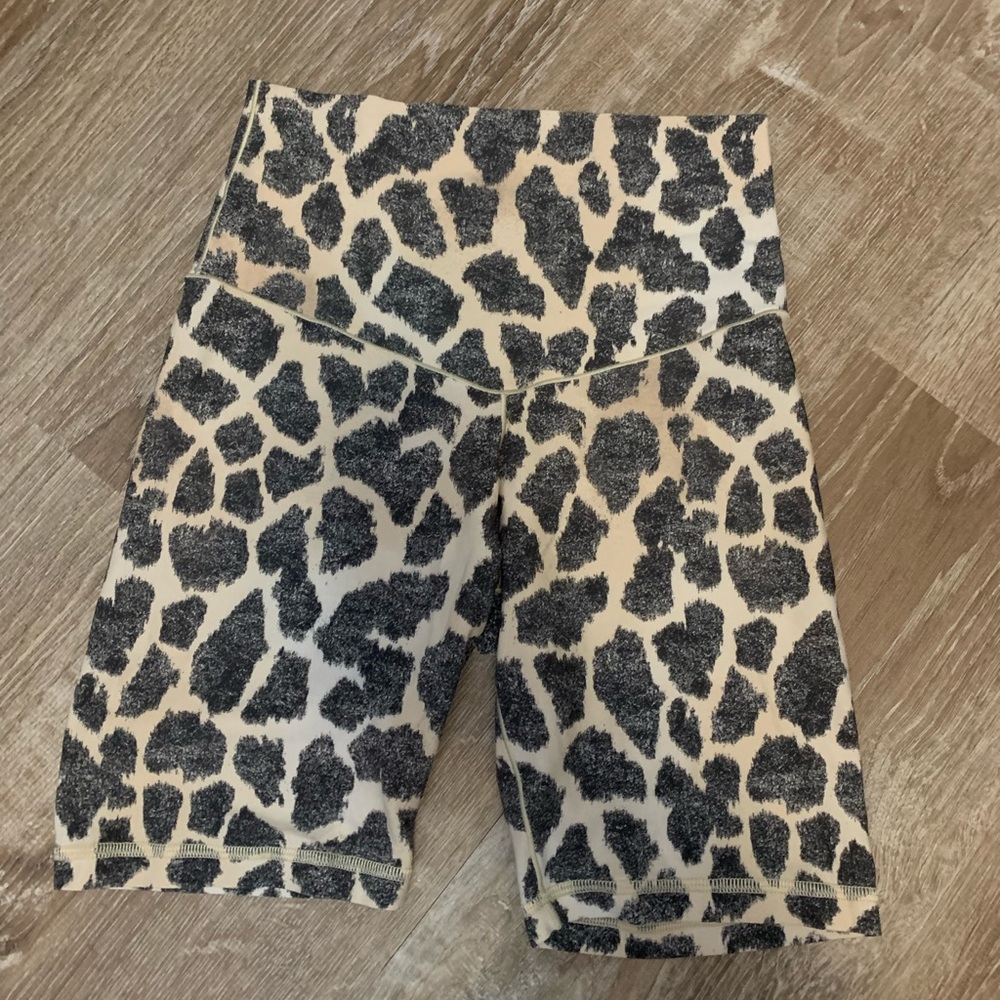 Animal Print Offline Aerie Biker Short